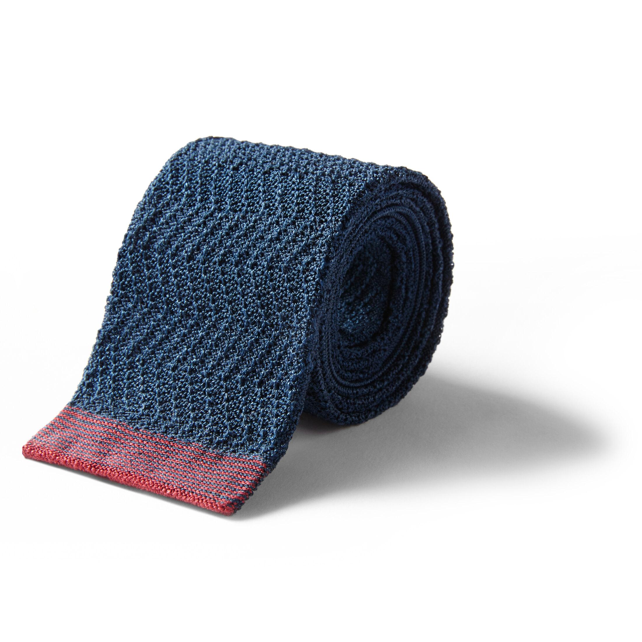 Blue Microsilk tie